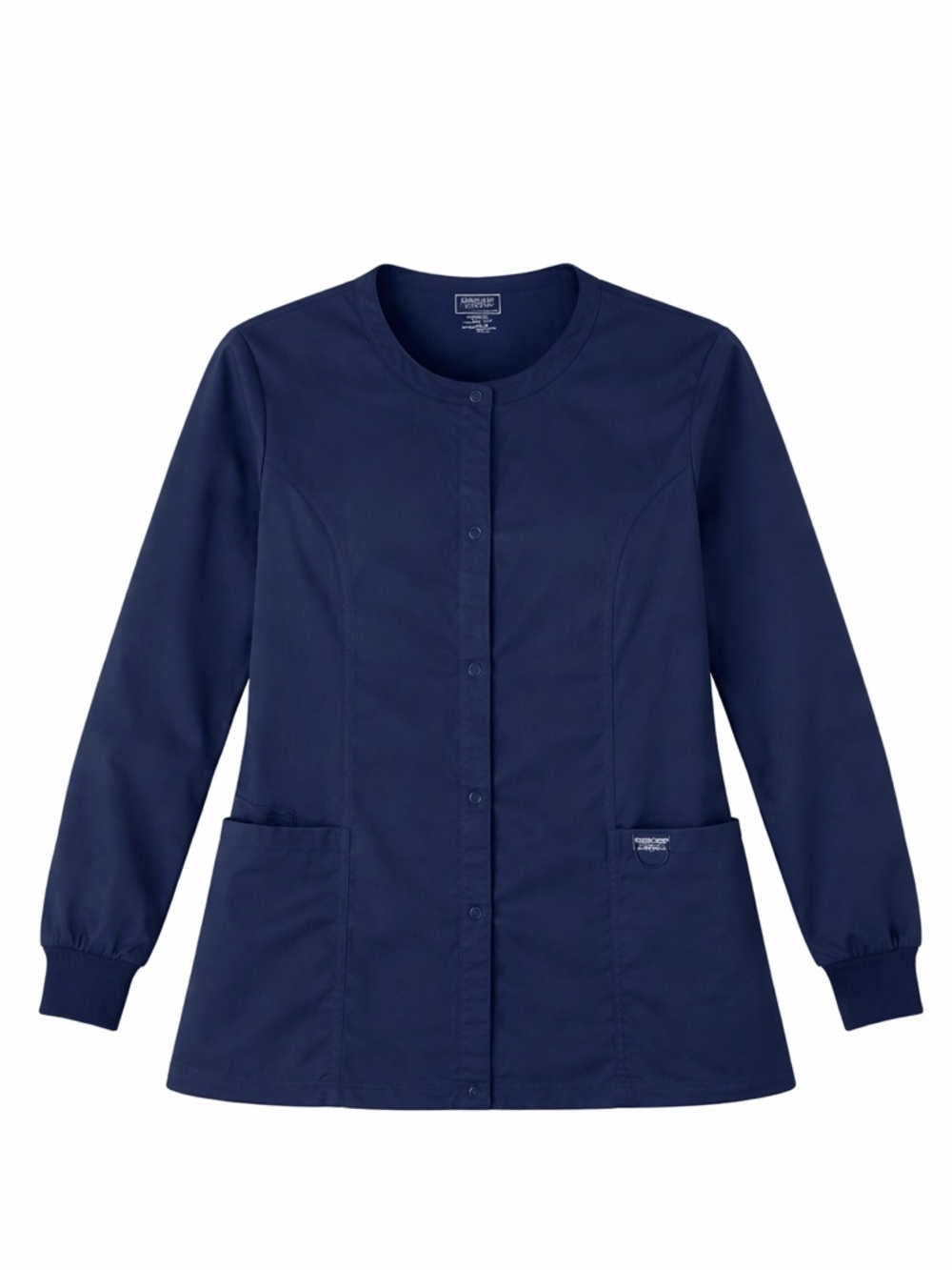 Cherokee Navy Women's Snap-Front Medical Jacket